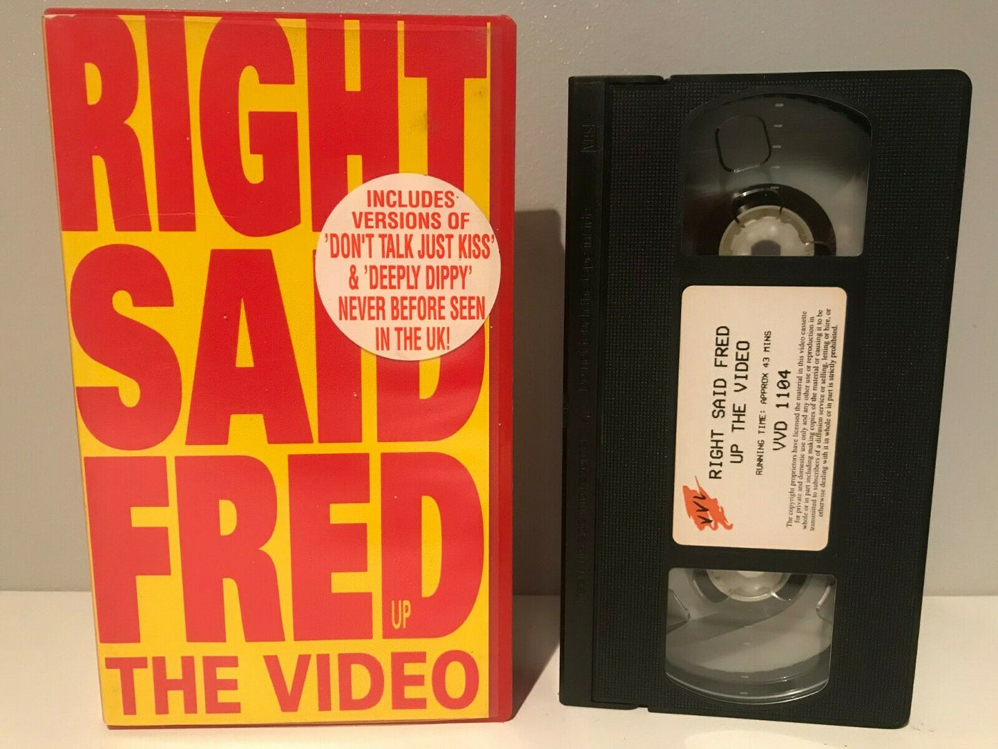 Right Said Fred The Video: Greatest Hits -'I'm TooSexy'- Interwiev - Music - VHS-