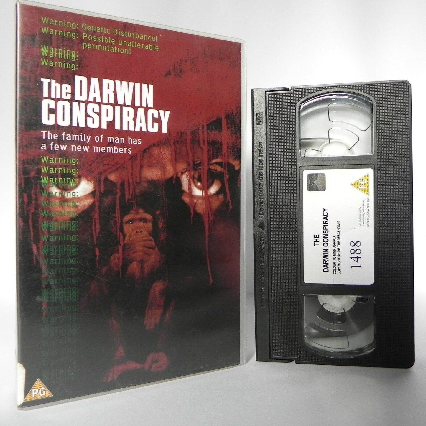 The Darwin Conspiracy: Frozen Ancient Superhuman - NWO Sci-Fi Thriller - VHS-