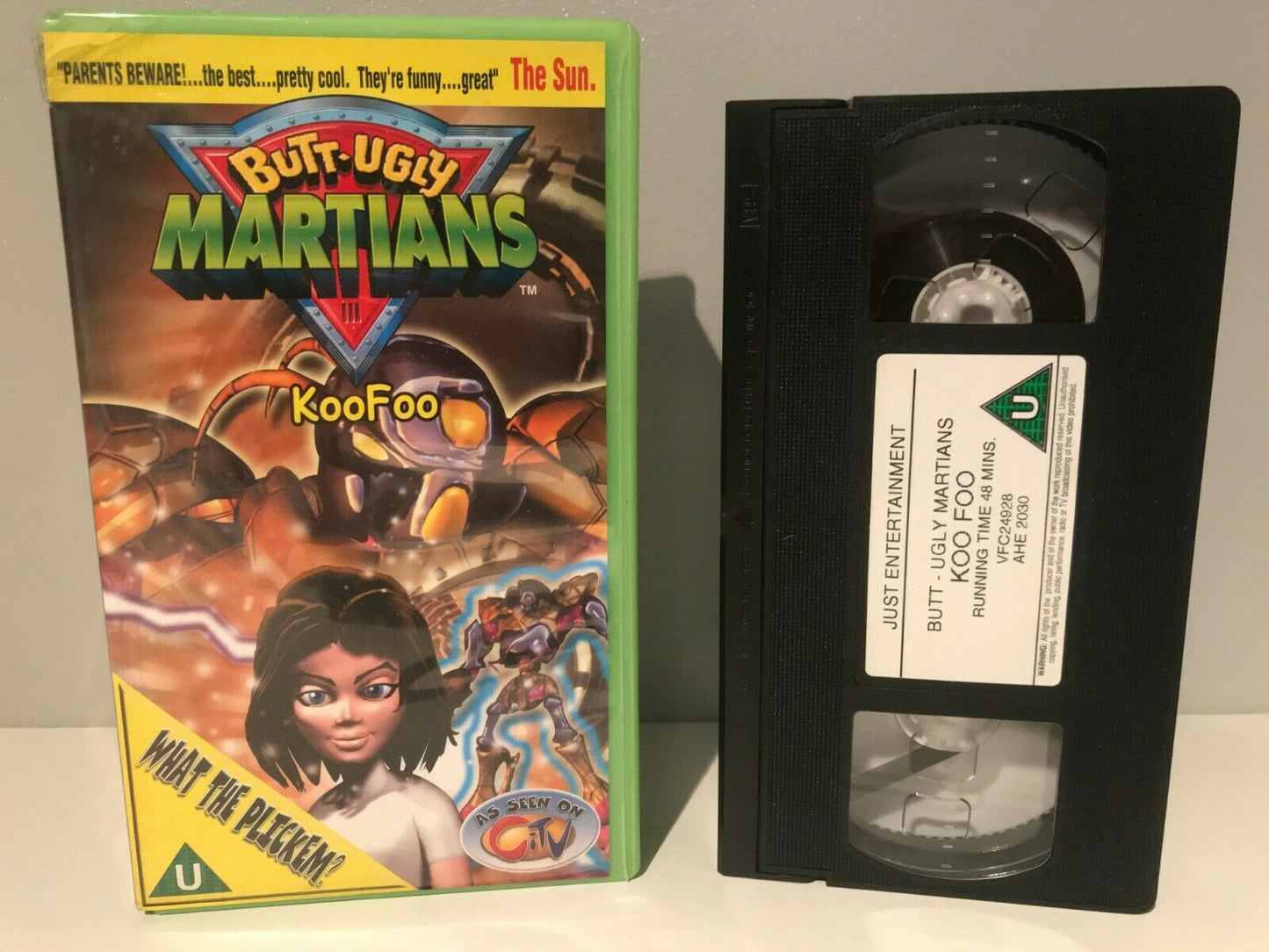 Butt-Ugly Martians: KooFoo - Action Adventures - Animated - Children's - Pal VHS-