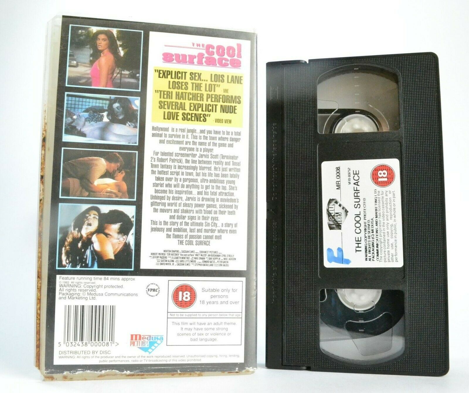 The Cool Surface (1993): Hollywood Thriller - Robert Parick / Teri Hatcher - VHS-