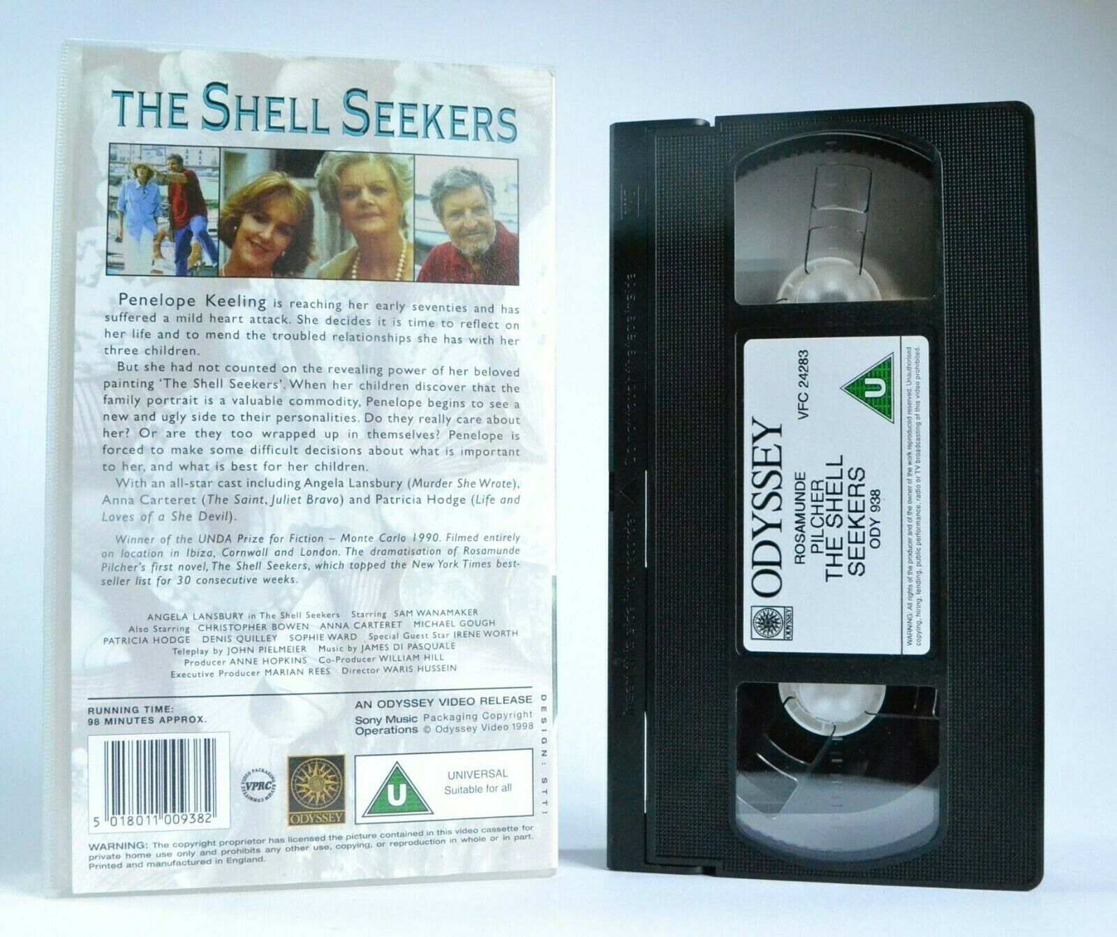 The Shell Seekers: Based On Rosamunde Pilcher Novel - TV Movie - Drama - Pal VHS-