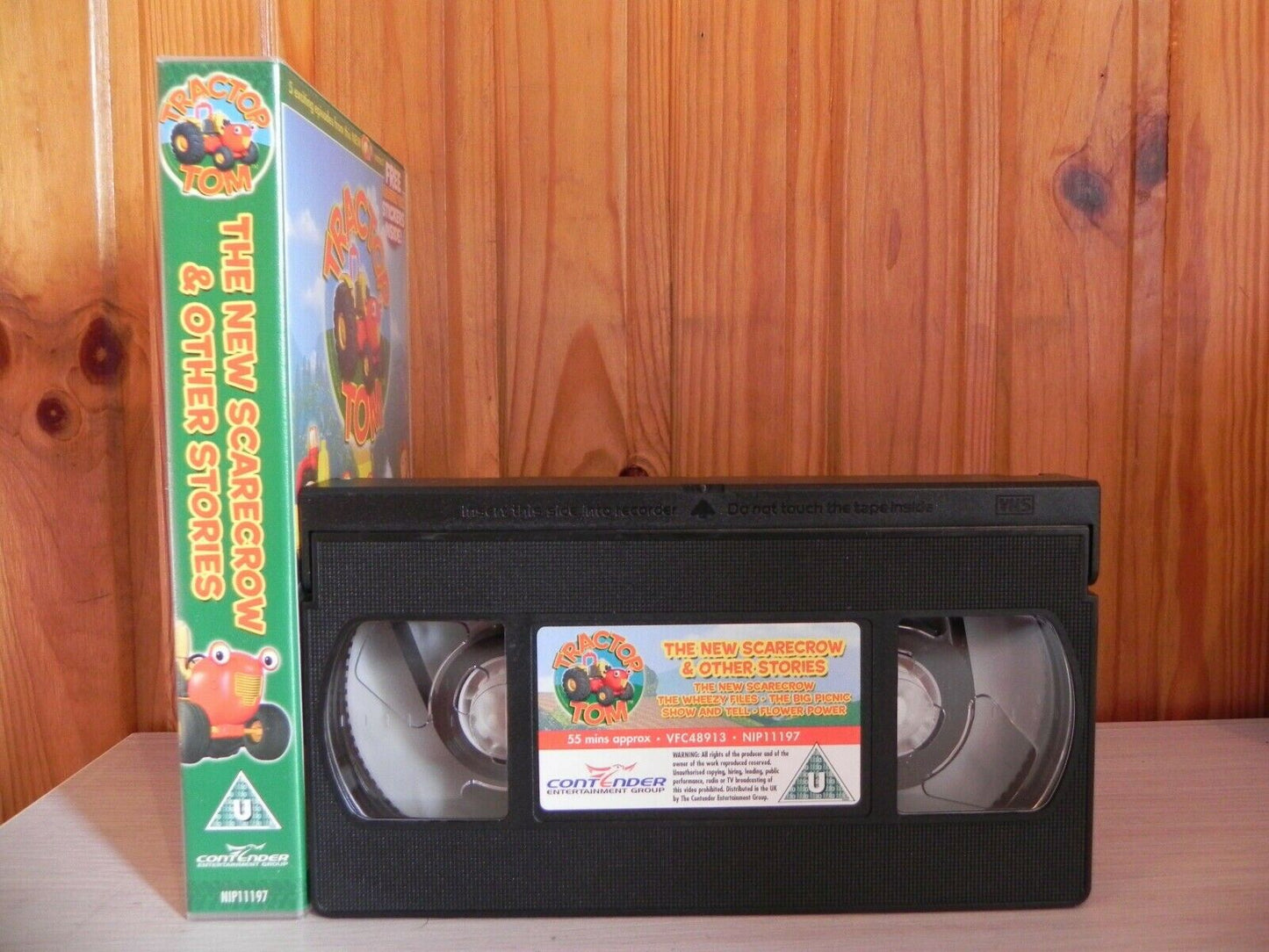 Tractor Tom - New Scarecrow - Show & Tell - Picnic - Kids Video - 11197 - VHS-