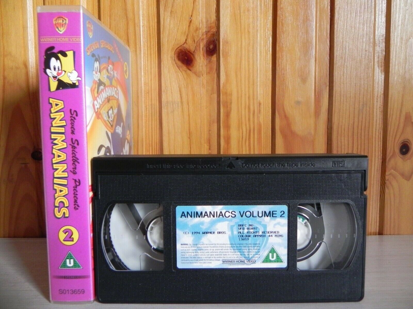 Animaniacs - Volume 2 - Steven Spielberg - Children's Animation - Vintage - VHS-