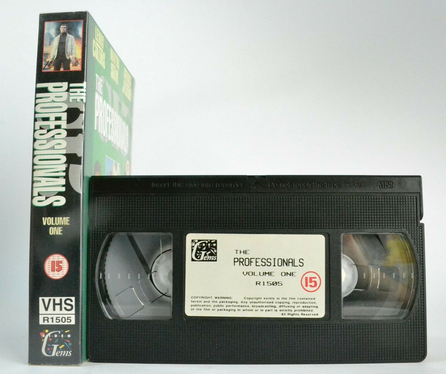 The Professionals (Vol.1); [Video Gems] Crime Action - Gordon Jackson - Pal VHS-