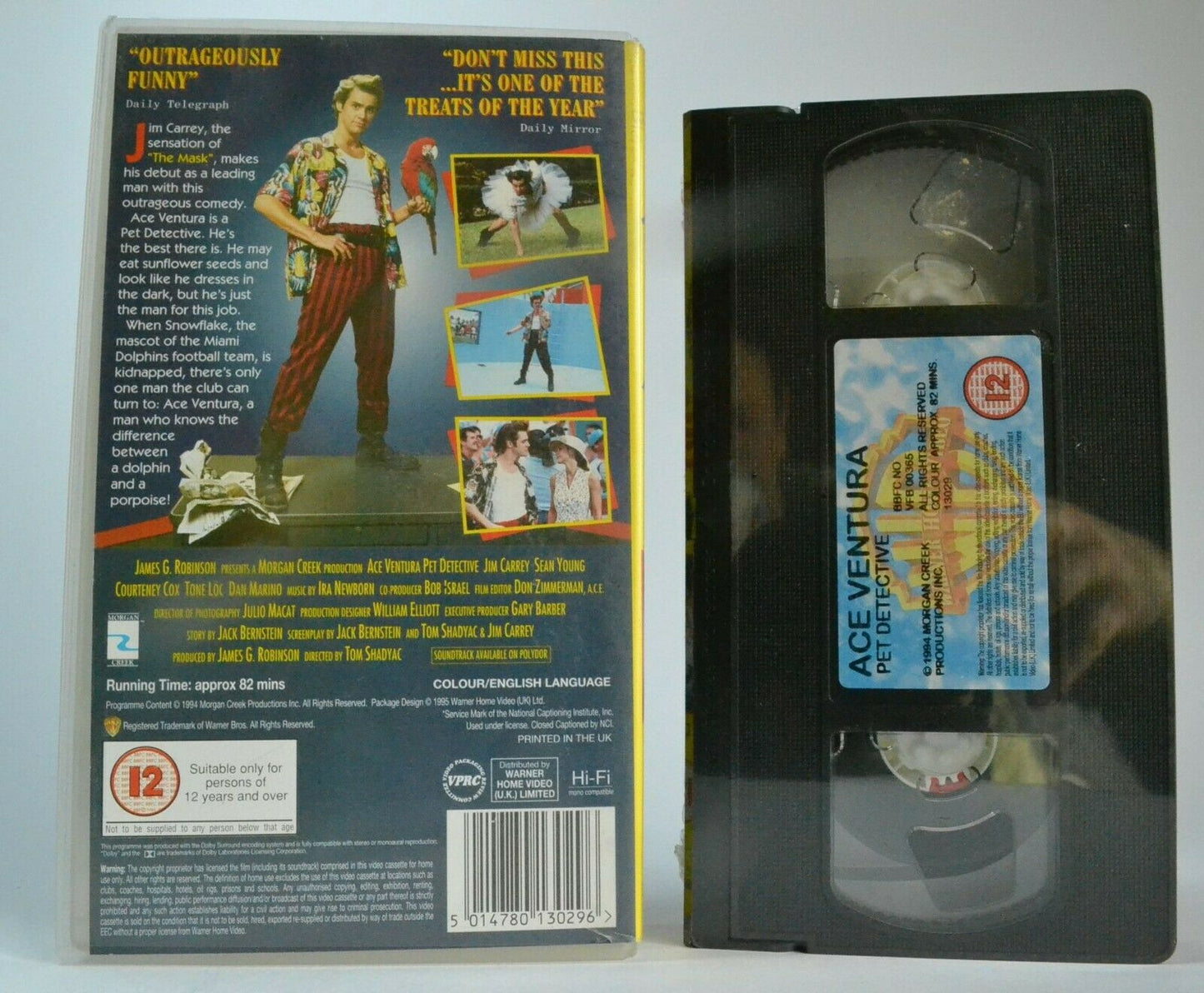 Ace Ventura: Pet Detective - Crazy Action [Brand New Sealed] Jim Carrey - VHS-