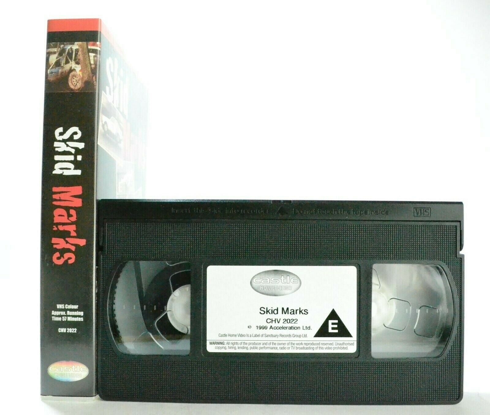 Skid Marks: A Smashing Video (1999) - Action Packed - Car Destroying - Pal VHS-