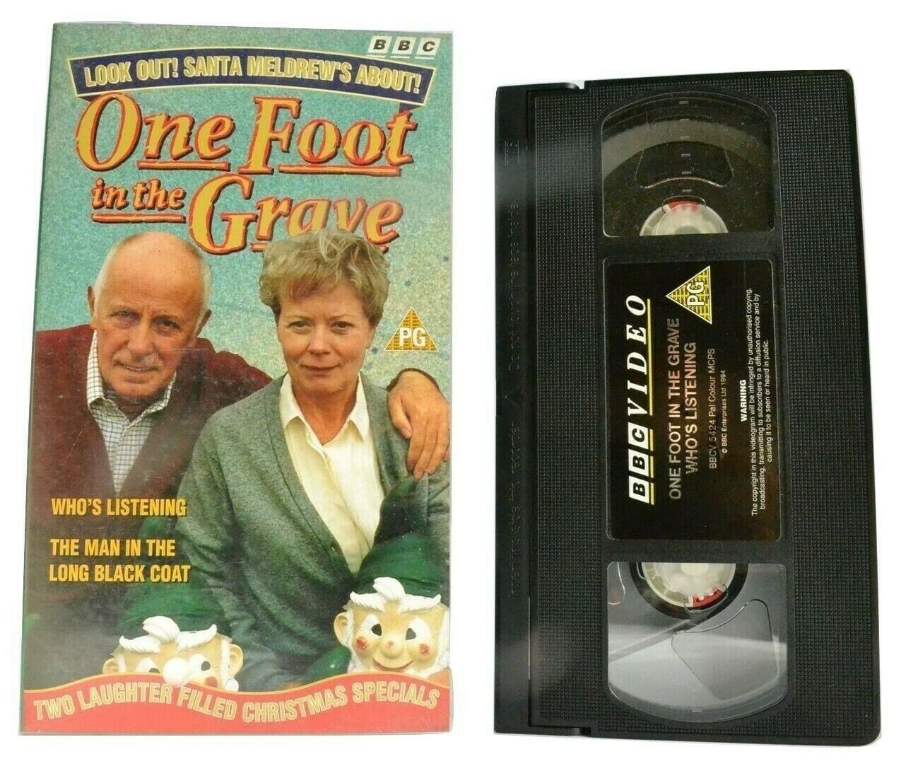 One Foot In The Grave: Who's Listening [Christmas Edition] BBC Series - Pal VHS-