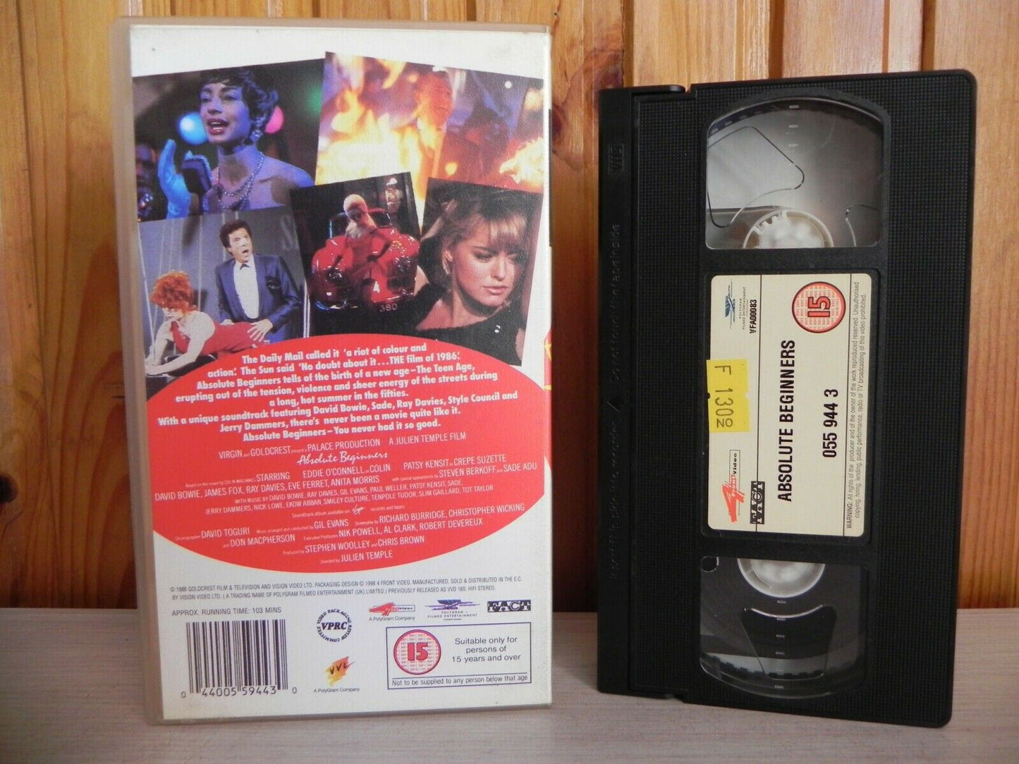 Absolute Beginners - Riot Of Colour And Action - THE FILM OF 1986 "the SUN" VHS-