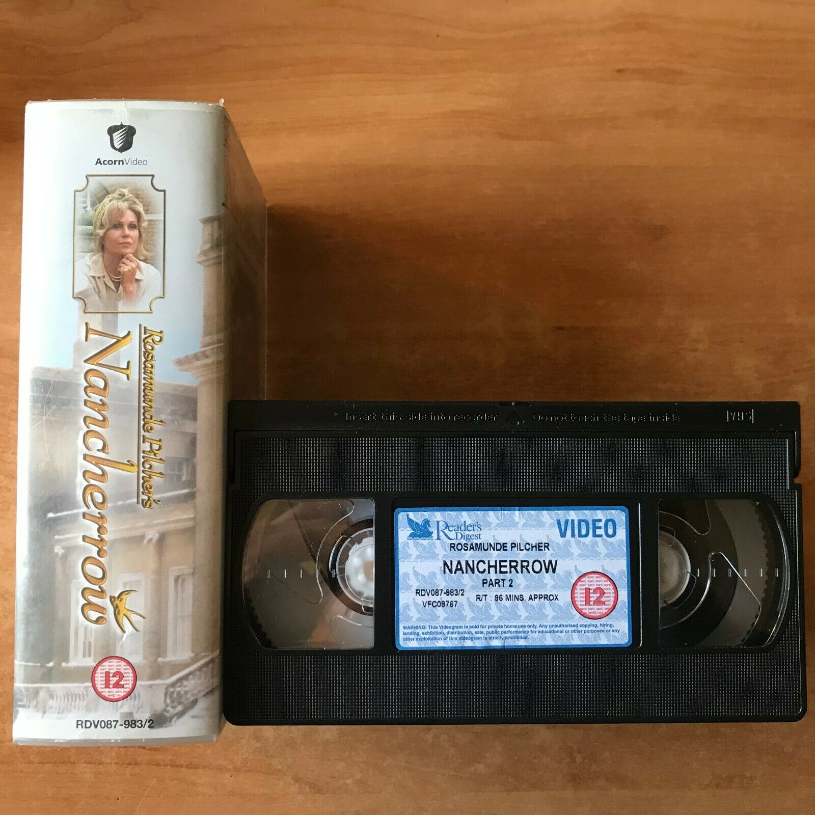 Nancherrow; [Rosamunde Pilcher] TV Series - Drama - Joanna Lumley - Pal VHS-