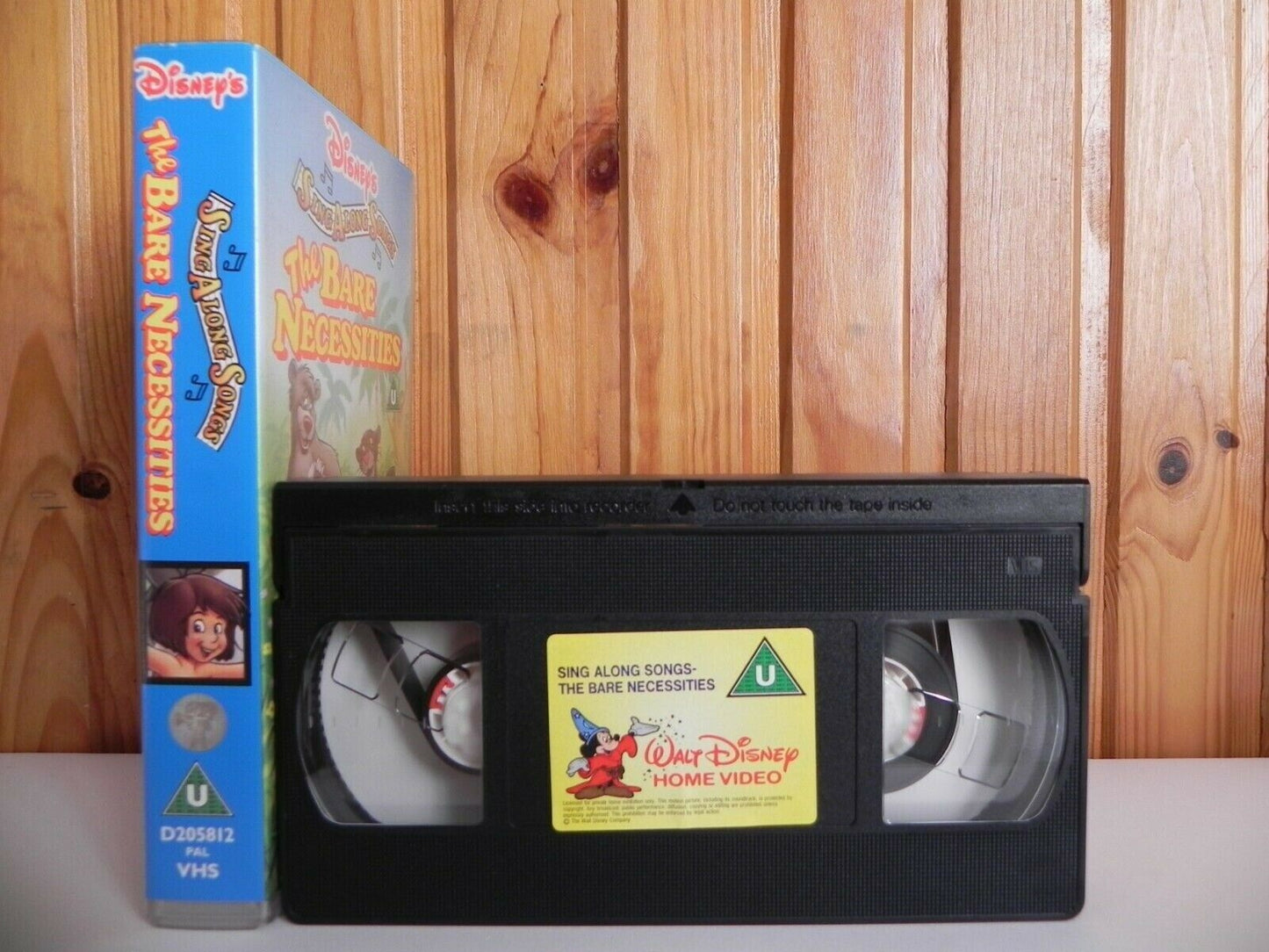 Sing Along - The Bare Necessities - Children’s Rhyming Songs - Walt Disney - Vhs-