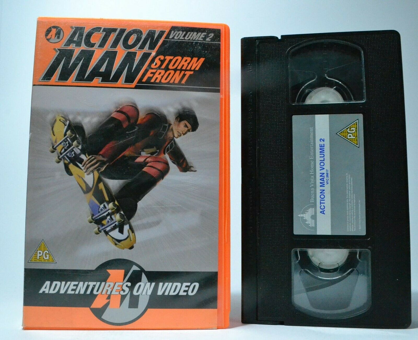 Action Man (Vol. 2): Storm Front - Animated - Action Adventures - Kids - Pal VHS-