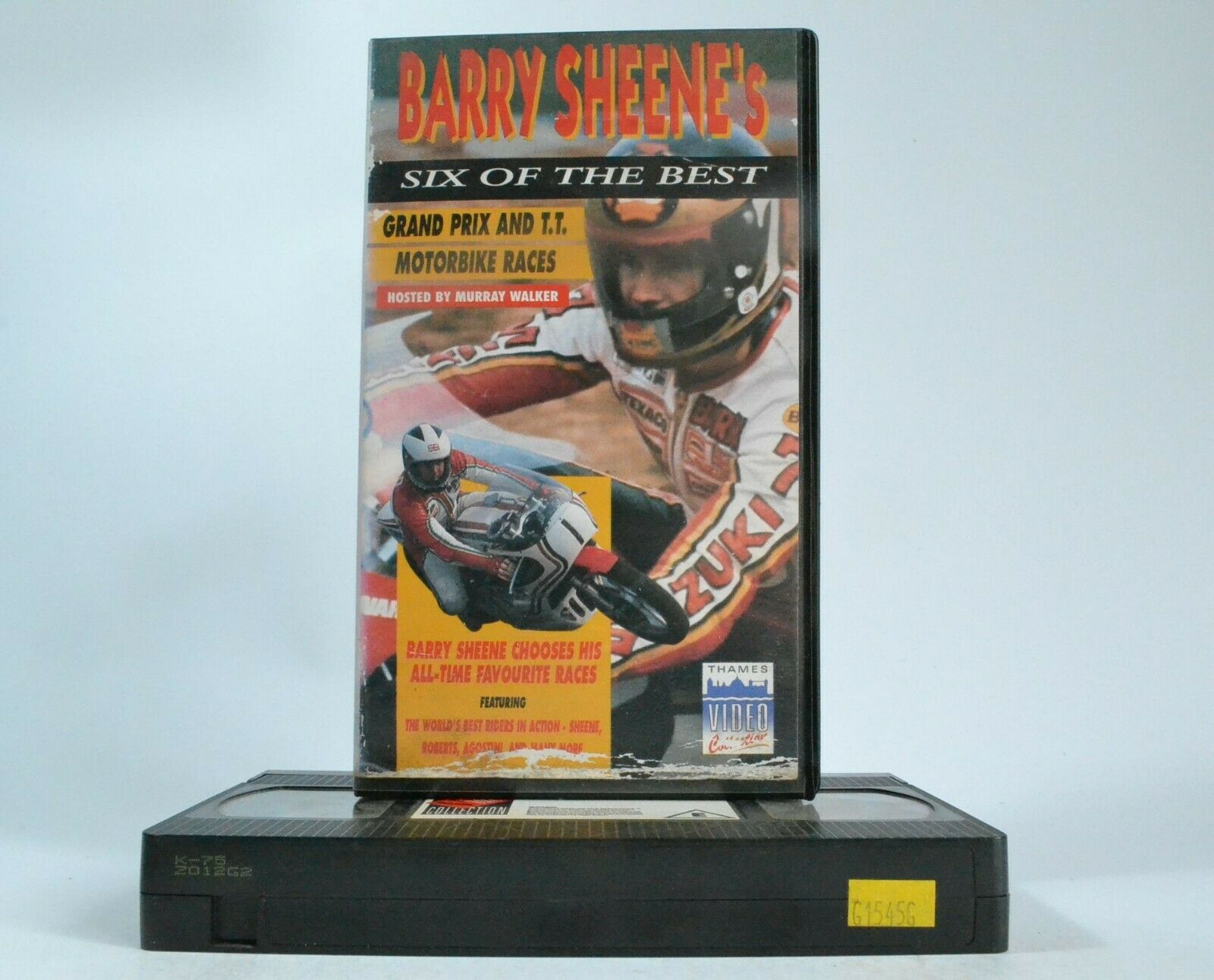 Barry Sheene: Six Of The Best [Murray Walker] Motorbike Champion - Sports - VHS-