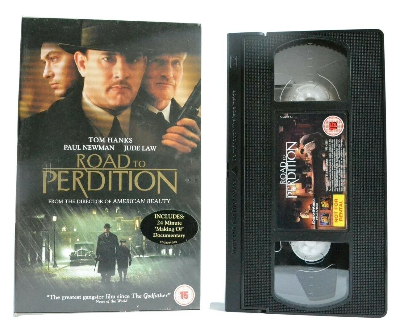 Road To Perdition: Based On M.A.Collins Graphic Novel - Crime Action - Pal VHS-