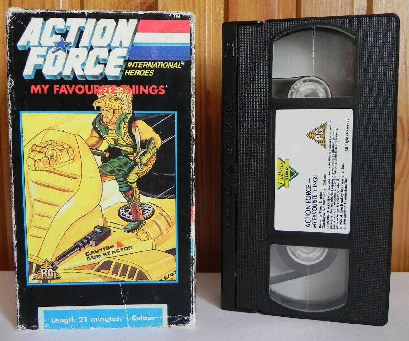 Action Force: My Favourite Things - Animated - Action Adventure - Kids - Pal VHS-