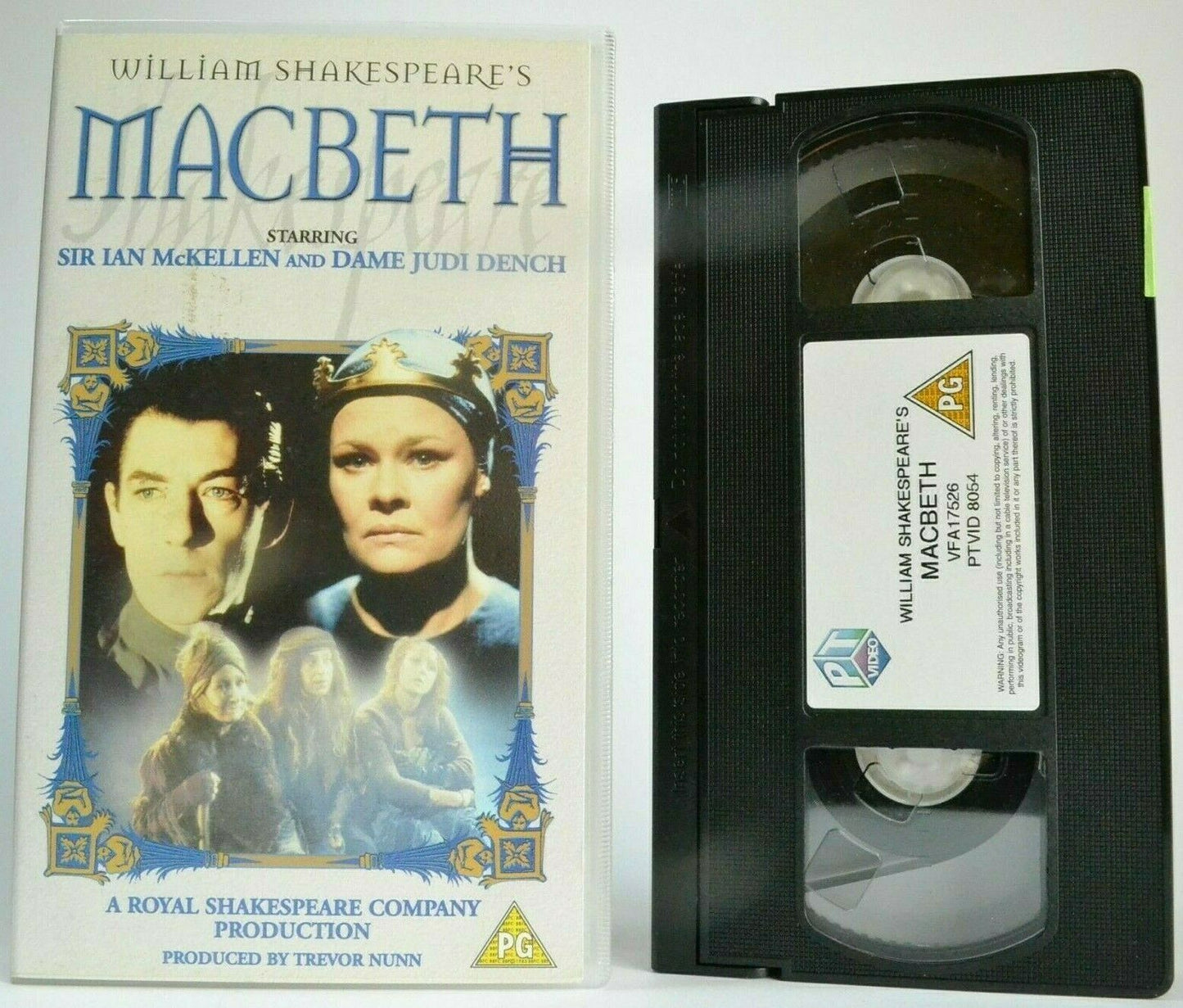 Macbeth; [William Shakespeare]: Drama - Ian McKellen / Judi Dench - Pal VHS-