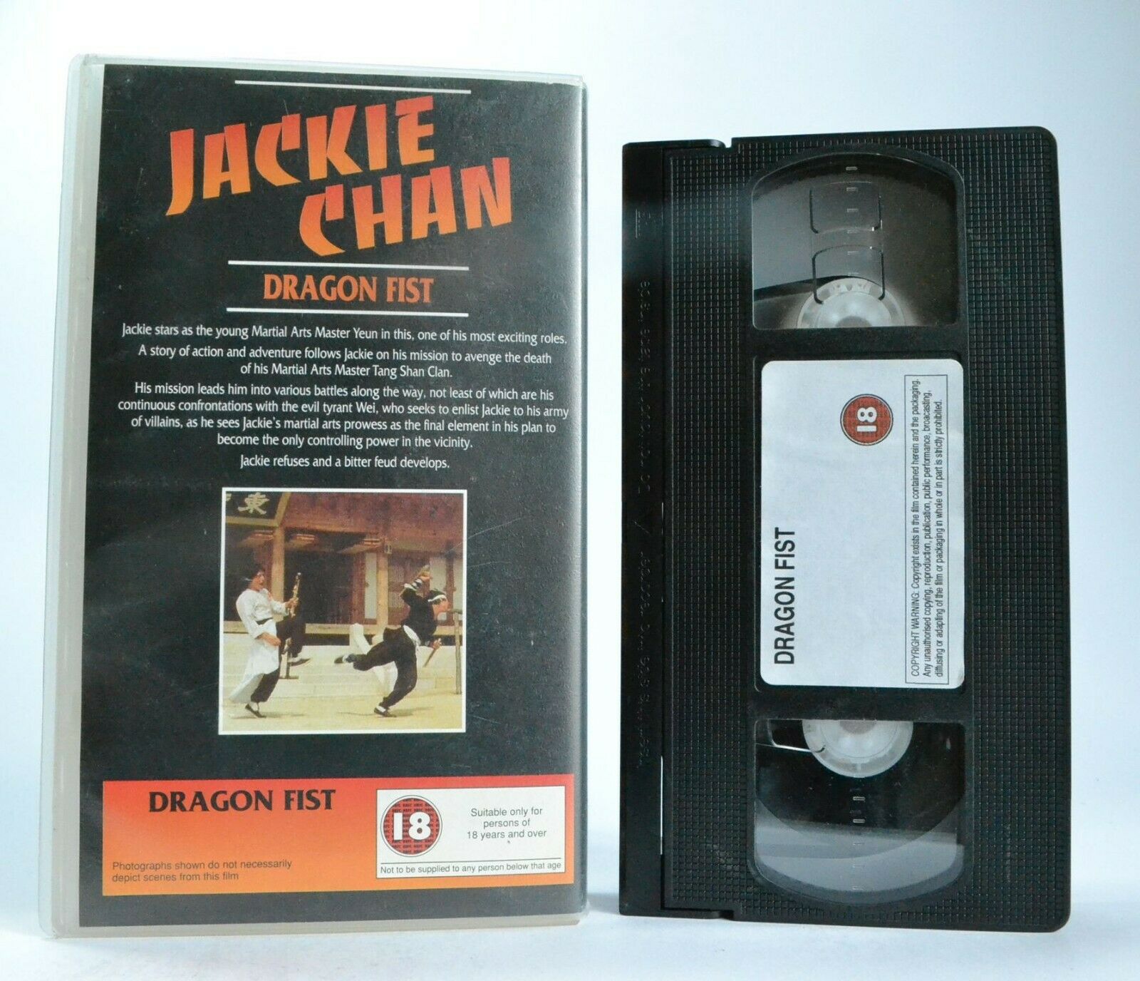 Dragon Fist: The Jackie Chan Series - Hong Kong (1979) - Martial Arts - Pal VHS-