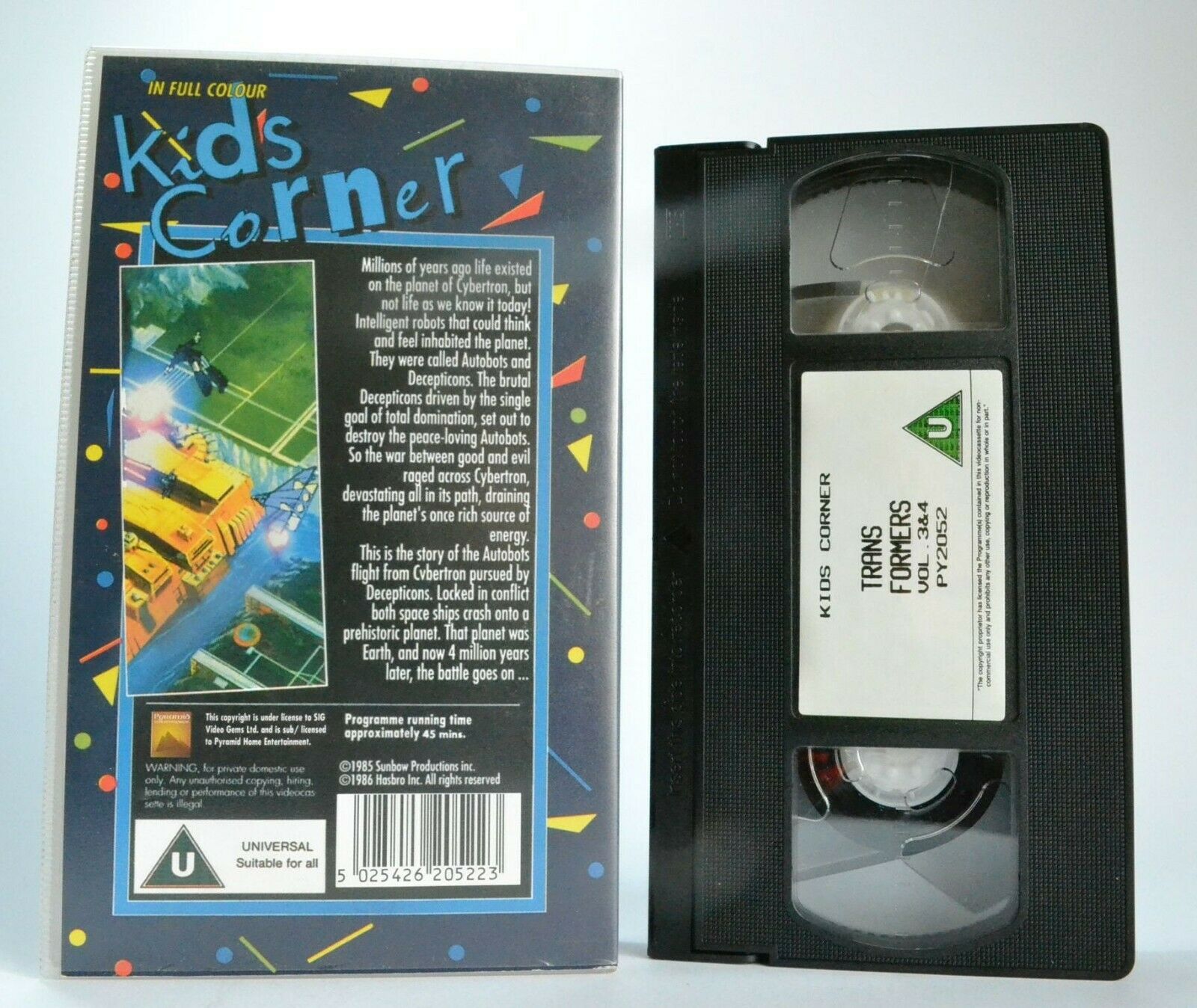 Trans Formers (Vol. 3/4) [Kids Corner] Full Colour - Animated - Children's - VHS-