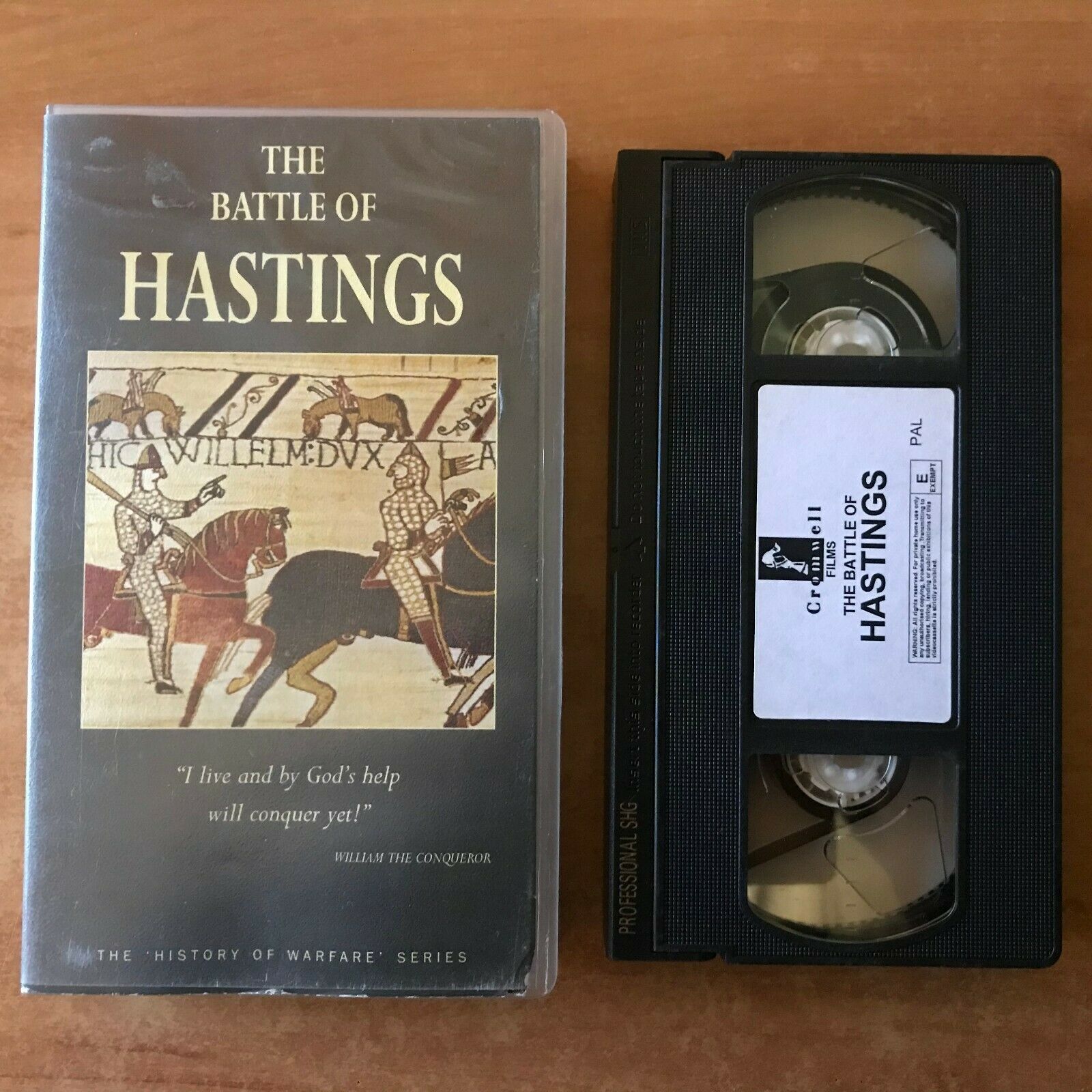 The Battle Of Hastings ['History Of Warwafe' Series] Michael Leighton - Pal VHS-