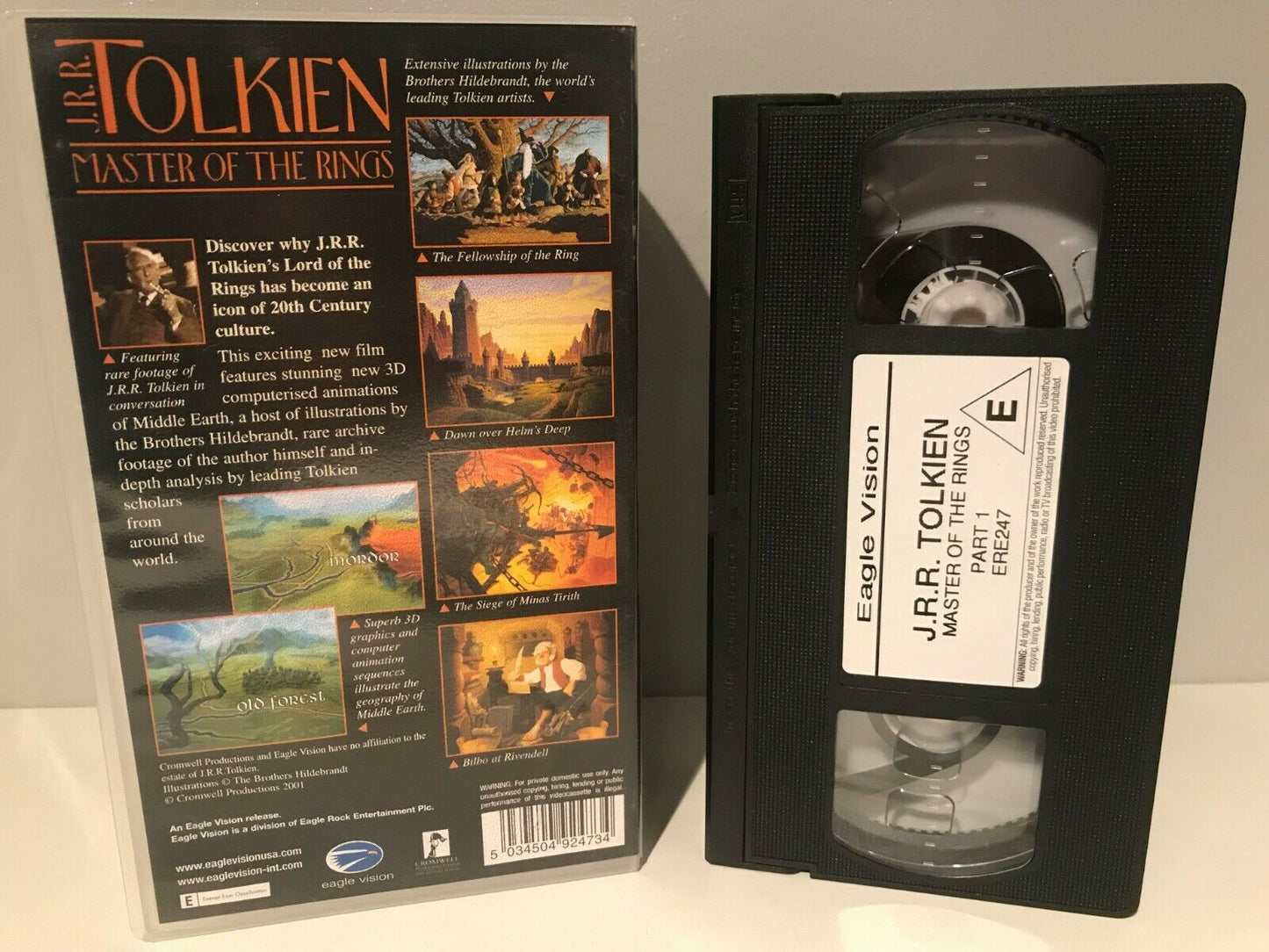 J.R.R. Tolkien: Master Of The Rings - Guide [Brothers Hildebrand] - Pal VHS-