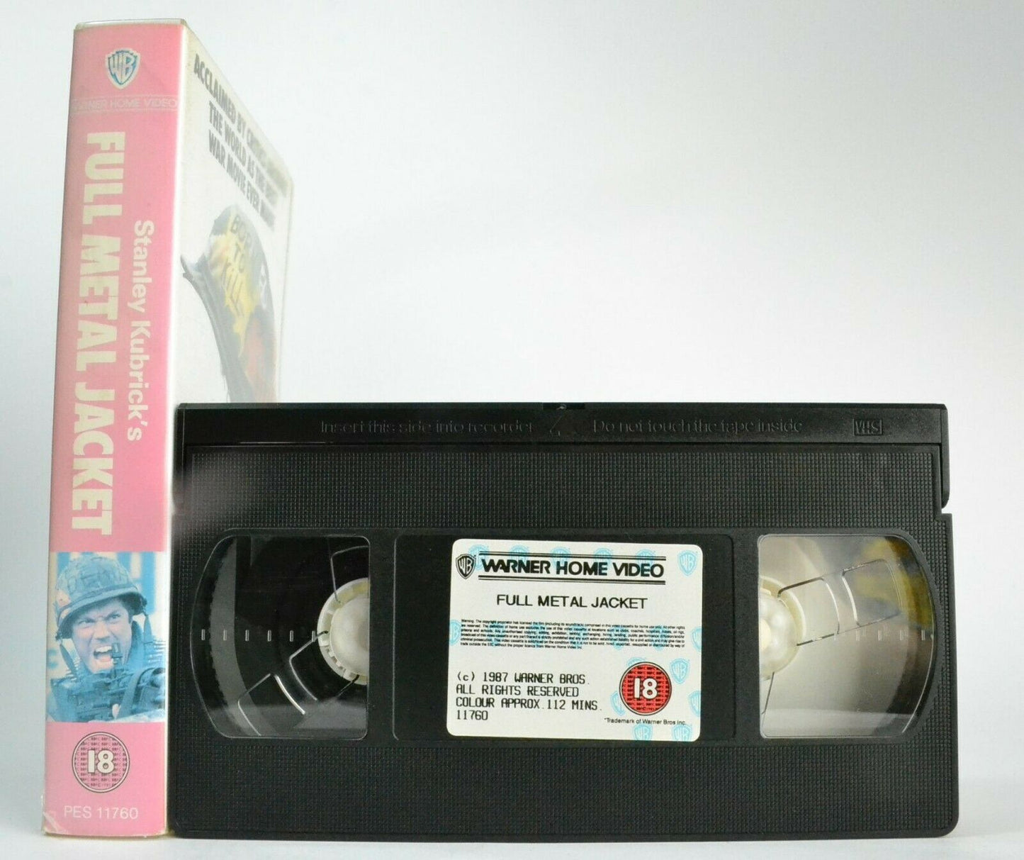 Full Metal Jacket (1987); [Stanley Kubrick] War Drama >>Born To Kill<< - Pal VHS-