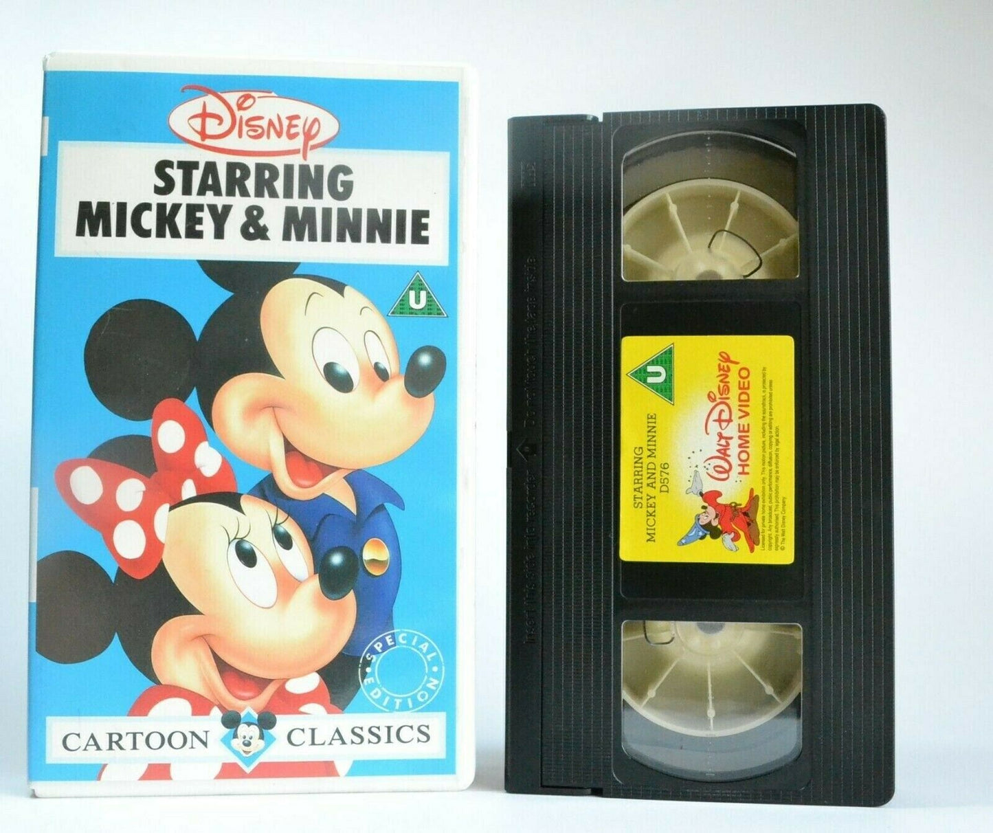 Mickey And Minnie Classic Cartoons - 6 Epiosdes - Animated - Children's - VHS-