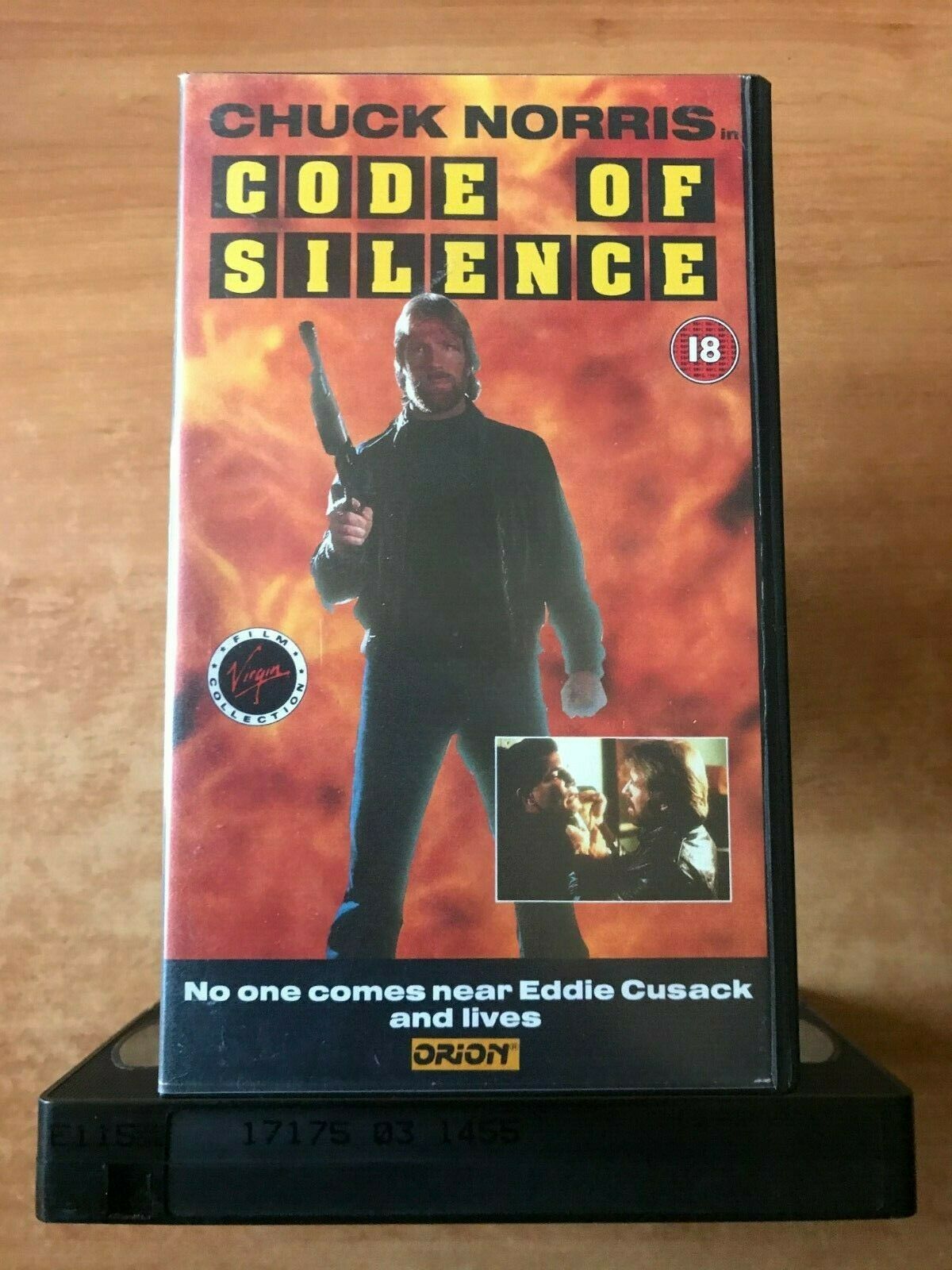 Code Of Silence (1985) Crime Action - Drama - Chuck Norris / Henry Silva - VHS-