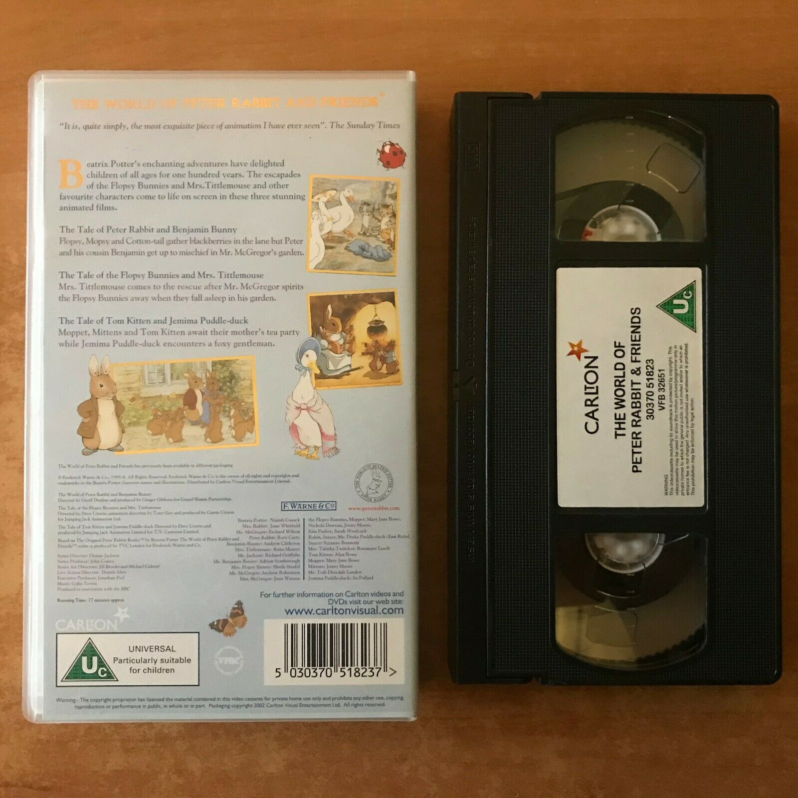 The World Of Peter Rabbit And Friends; [Beatrix Potter] Animated - Kids - VHS-