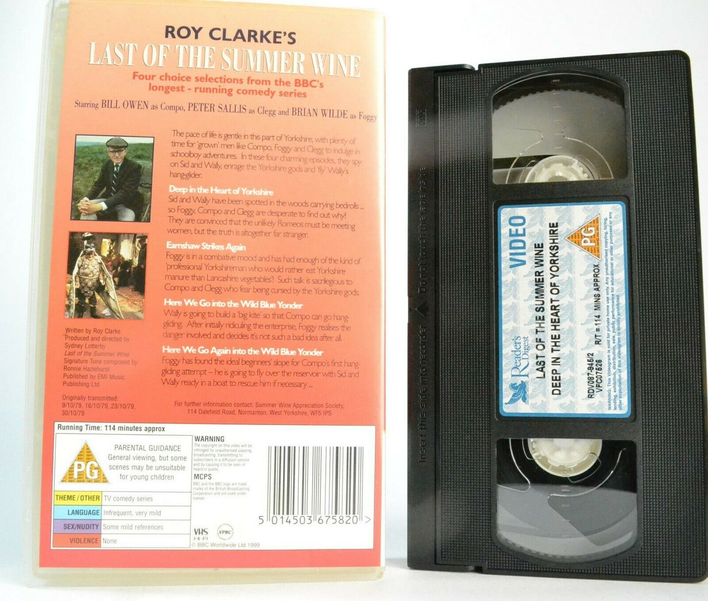 Last Of The Summer Wine: Deep In The Heart Of Yorkshire - BBC Series - Pal VHS-