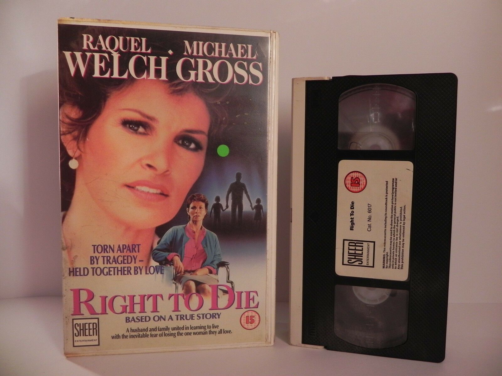 Right To Die - Raquel Welch - True Story - Ex-Rental - Sheer Entertainment - VHS-
