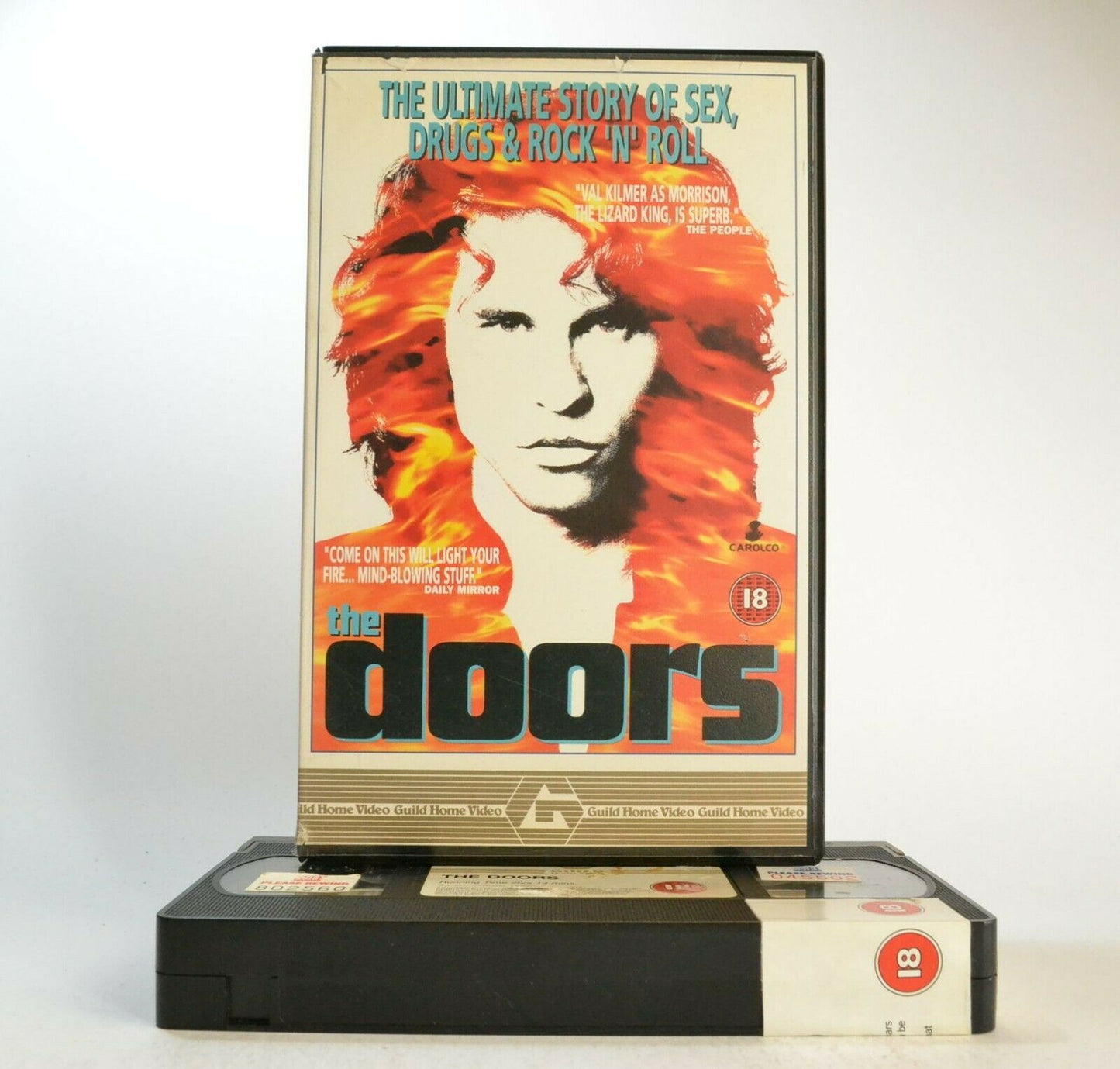 The Doors: Film By O.Stone - Drama - Large Box - Based On True Events - Pal VHS-