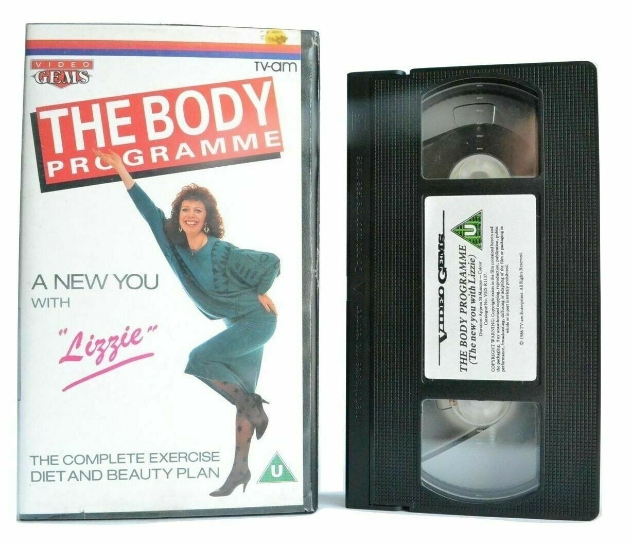 The Body Programme: By Lizzie Web - Exercises - Diet - Beauty Plan - Pal VHS-