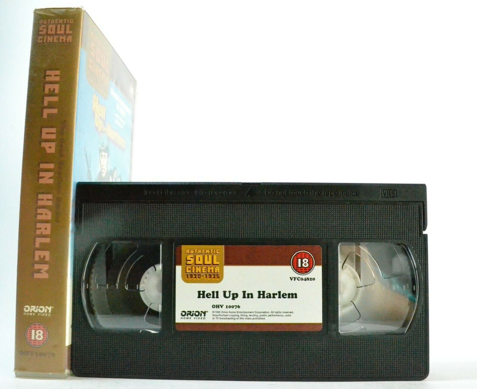 Hell Up In Harlem [Soul Brother Series]: Crime Action -<Blaxploitation>- Pal VHS-