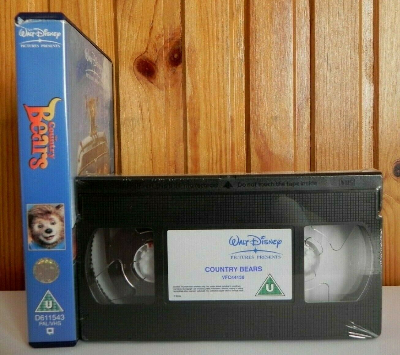 The Country Bears: Brand New Sealed - Walt Disney - Children's - Pal VHS-