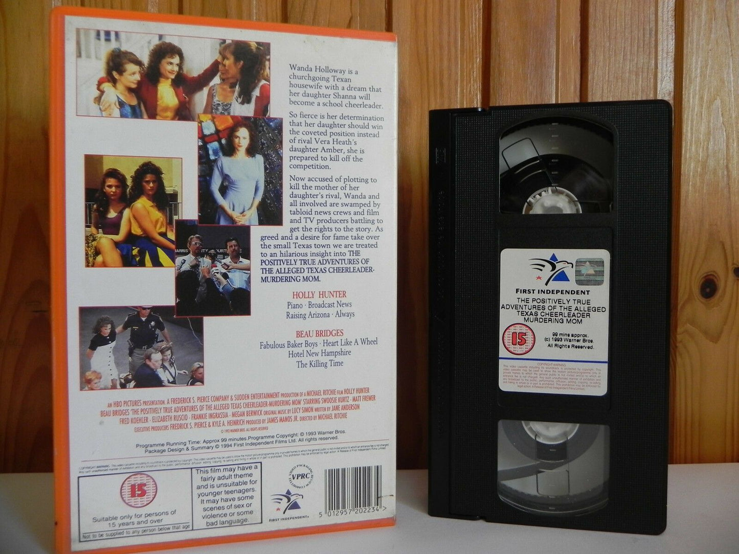 Cheerleader-Murdering Mom - First Independent - Comedy - Holly Hunter - Pal VHS-