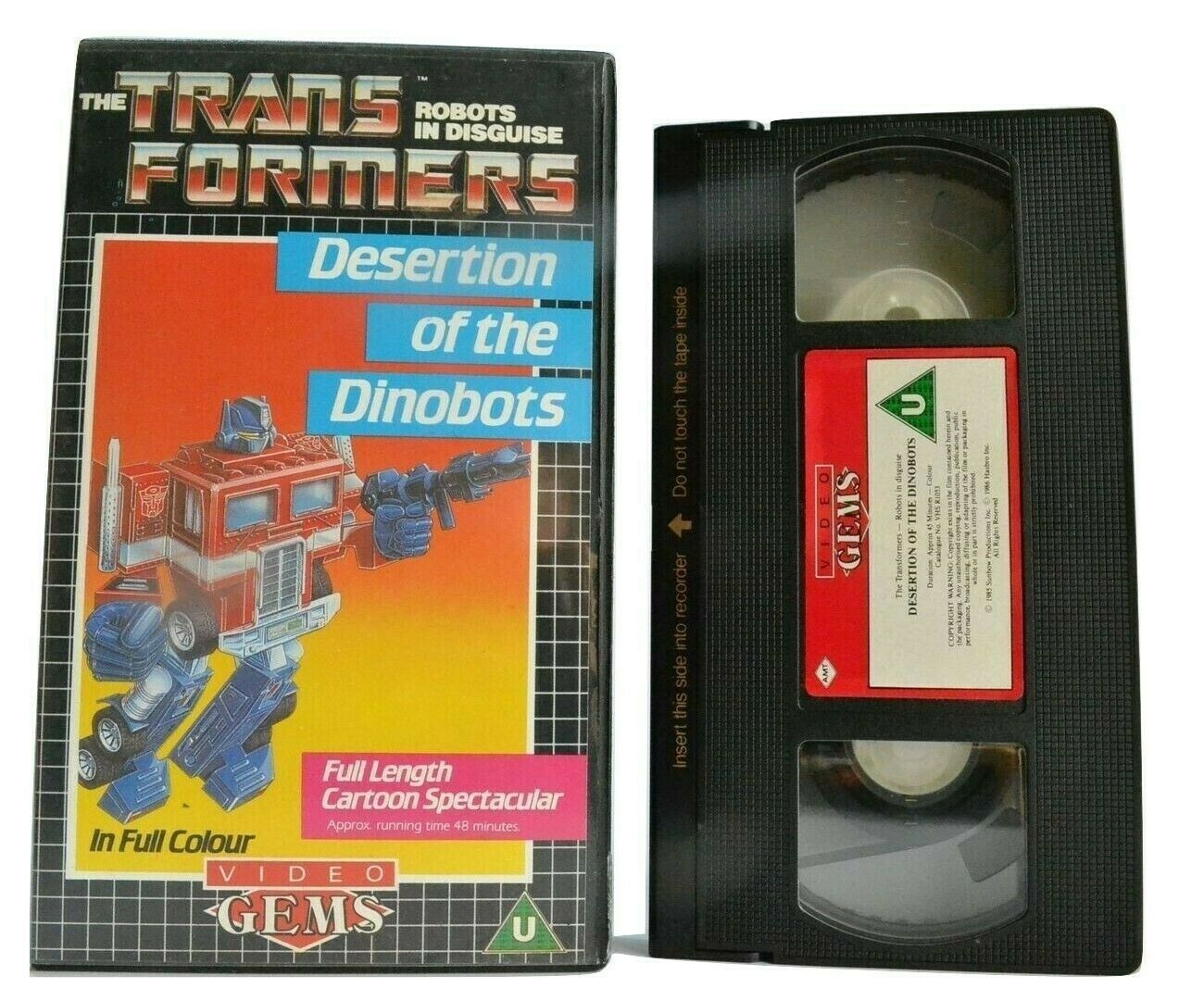 Trans Formers: Desertion Of The Dinobots - Action Adventures - Children's - VHS-