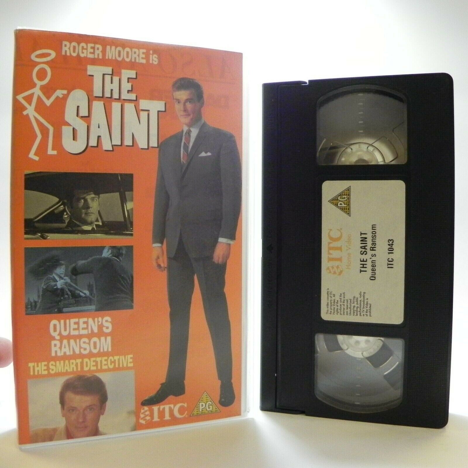 The Saint: Queen's Ransom - To Episodes - Classic TV Series - Roger Moore - VHS-