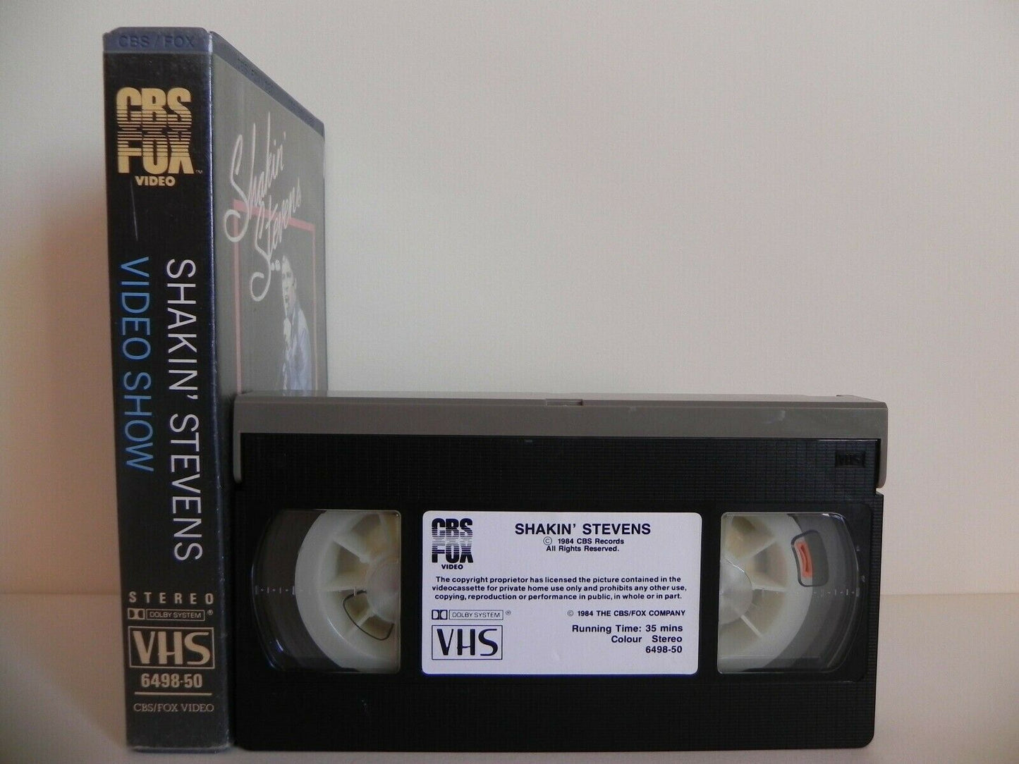 Shakin' Stevens - Video Show - CBS/FOX - Singles 1980-1984 - Music - Pal VHS-