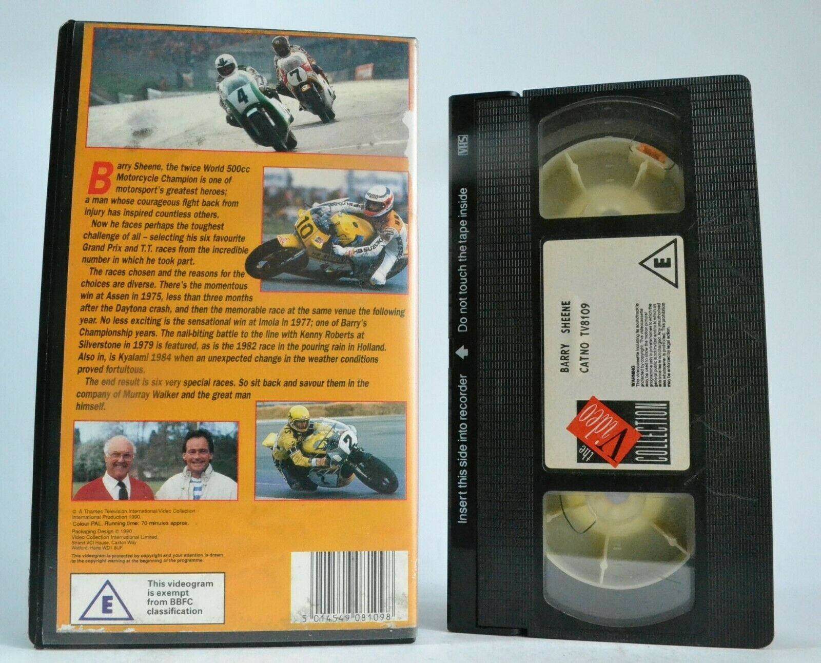 Barry Sheene: Six Of The Best [Murray Walker] Motorbike Champion - Sports - VHS-