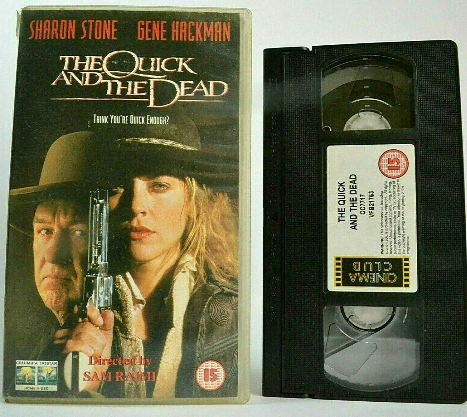 The Quick And The Dead (1995): Sam Raimi - Western - S.Stone/G.Hackman - VHS-