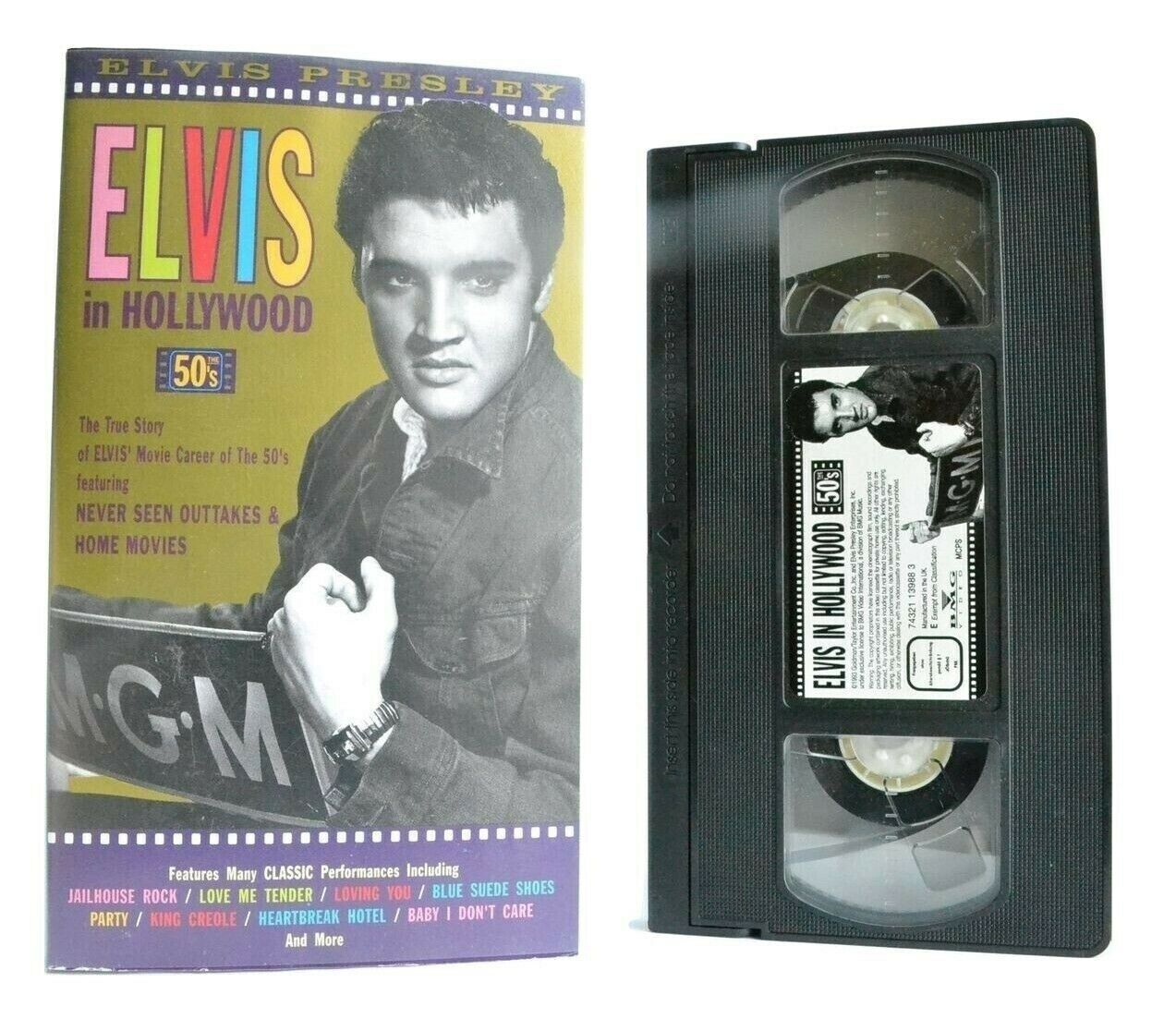 Elvis Presley: Elvis In Hollywood - Documentary - Classic Performances - VHS-