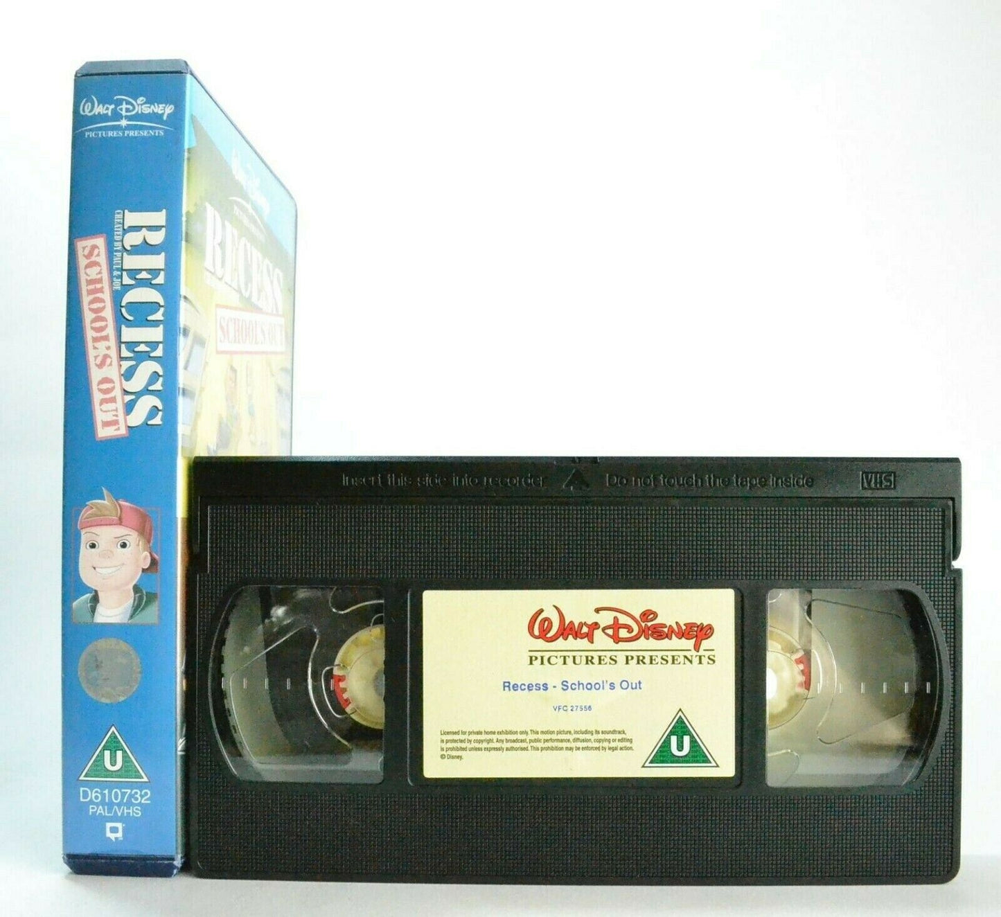 Recess: School's Out - Walt Disney - Nonstop Adventure - Upbeat Music - Pal VHS-