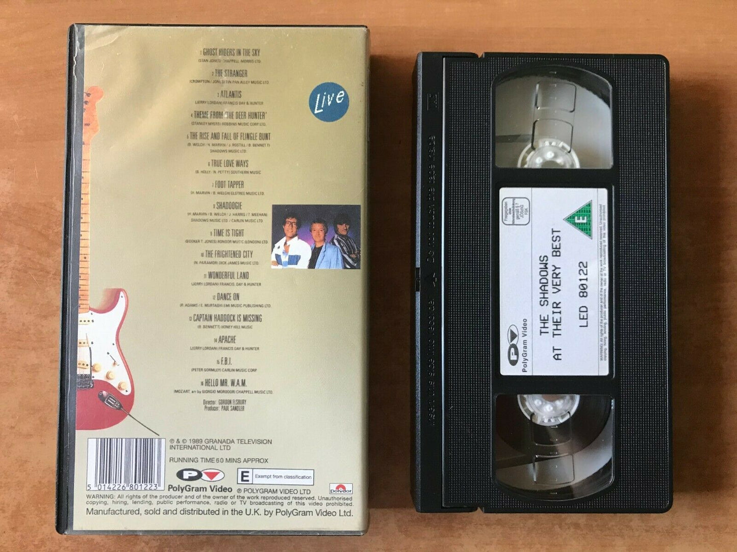 The Shadows: At Their Very Best Live - Concert - 'Ghost Riders In The Sky' - VHS-