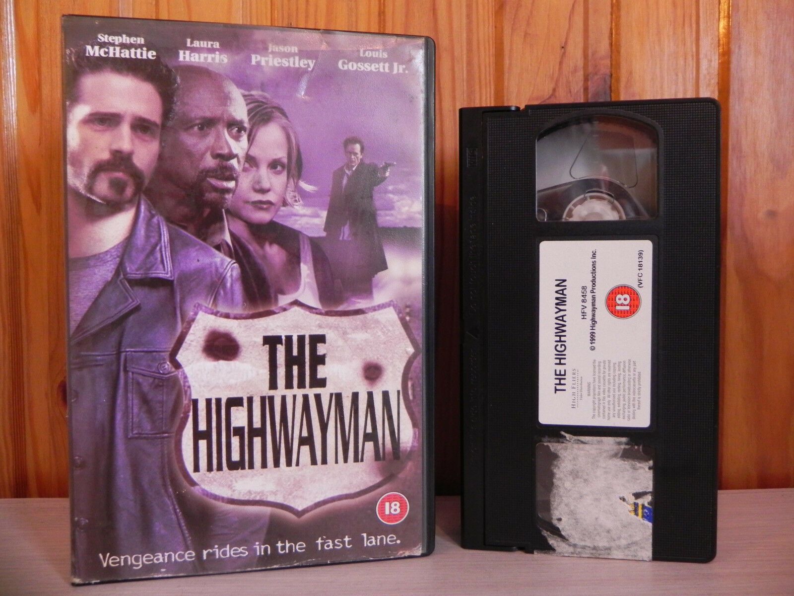 The Highwayman - Rage/Murder/Revenge - Action Thriller - Big Box - Ex-Rental VHS-