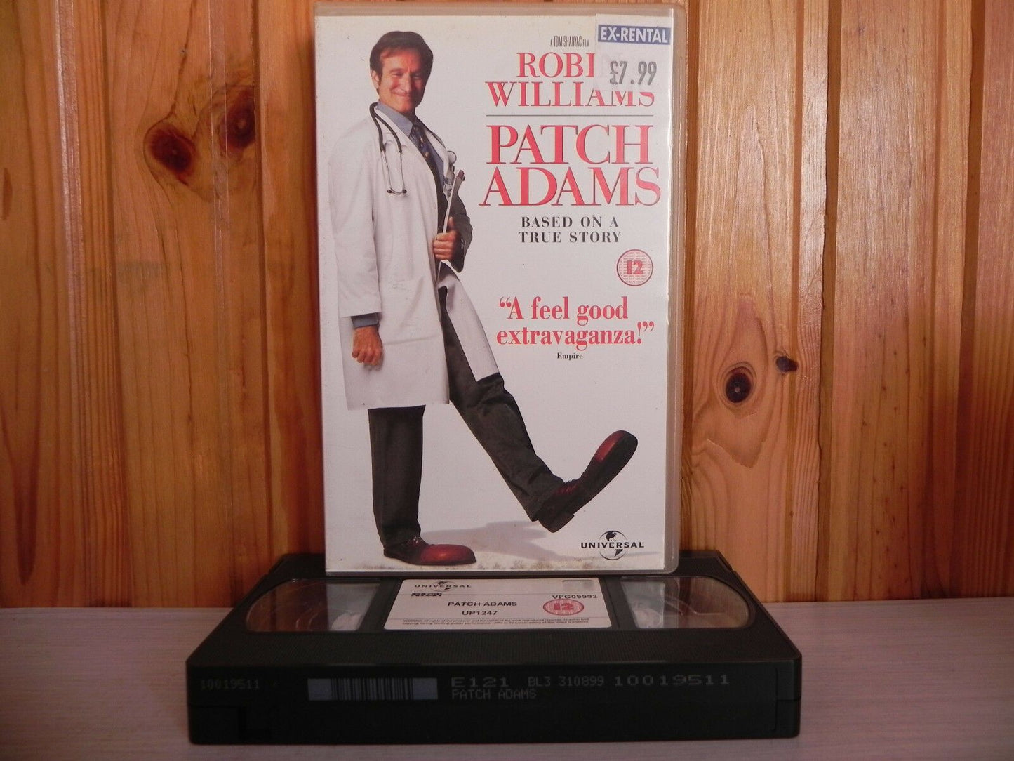 Patch Adams - Williams - Big-Box - Clown Therapy/Laughter Yoga - True Story VHS-