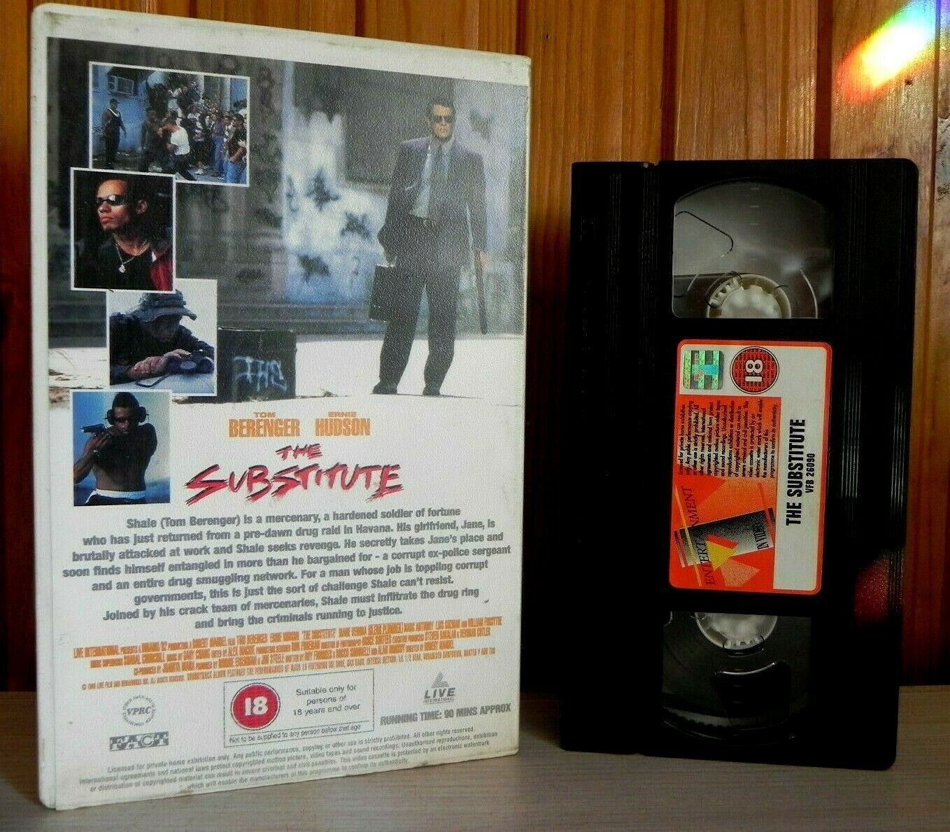 The Substitute: T.Berenger (1996) - One Man Crack Team - Crime Action - Pal VHS-