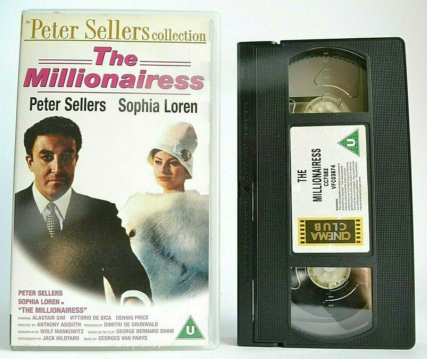 The Millionairess (1960): London Romance - Sophia Loren/Peter Sellers - Pal VHS-