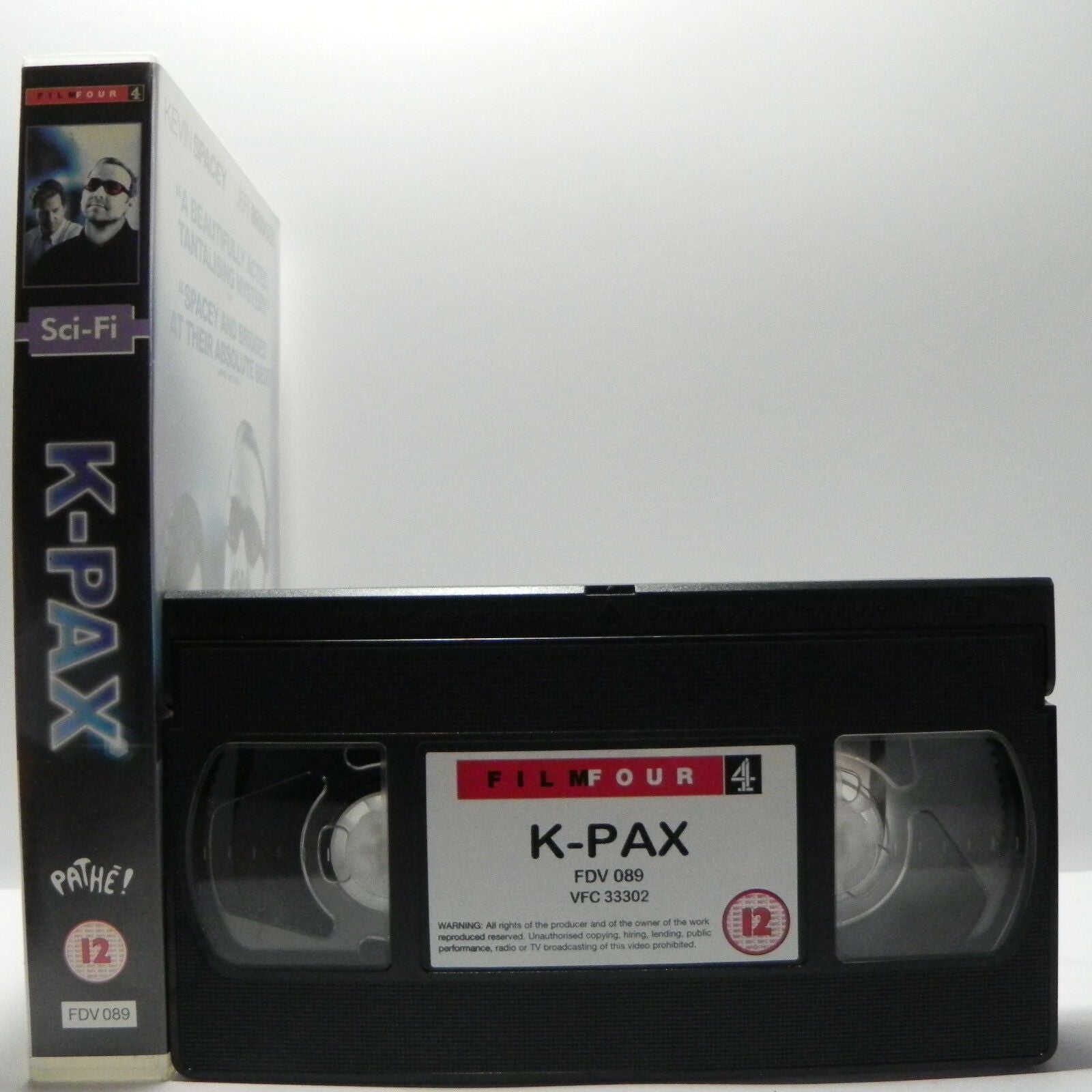 K-Pax - Large Box - Film Four - Drama - Kevin Spacey - Jeff Bridges - Pal VHS-