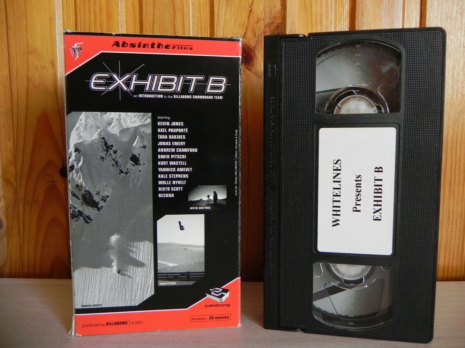 Exhibit B - An Introduction To The Billabong Snowboard Team - Kevin Jones - VHS-