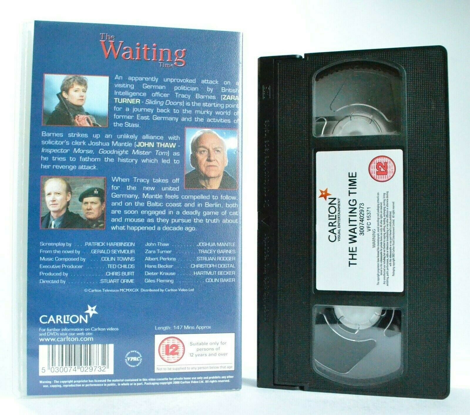 The Waiting Time: Based On G.Seymour Novel - TV Movie - Crime Thriller - Pal VHS-