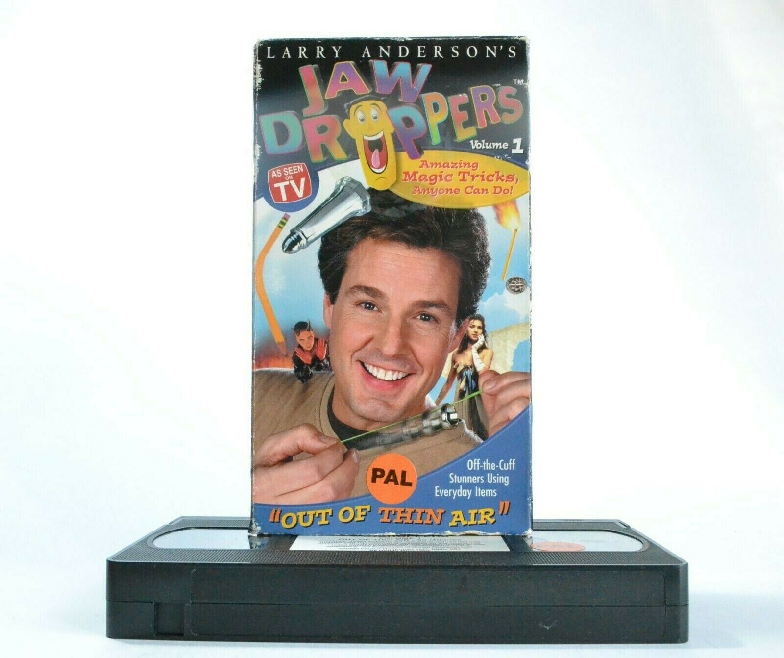 Jaw Droppers, Vol.1: By Larry Anderson - Carton Box - Magic Tricks - Pal VHS-